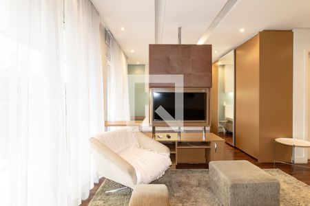 Sala de apartamento para alugar com 1 quarto, 49m² em Vila Nova Conceição, São Paulo