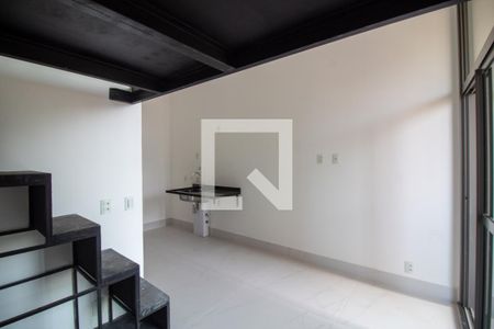 Sala de kitnet/studio para alugar com 1 quarto, 25m² em Jardim das Acacias, São Paulo