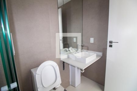 Banheiro de kitnet/studio à venda com 1 quarto, 25m² em Jardim das Acacias, São Paulo