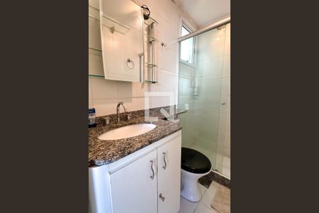 Suíte - banheiro de apartamento à venda com 2 quartos, 61m² em Laranjeiras, Rio de Janeiro