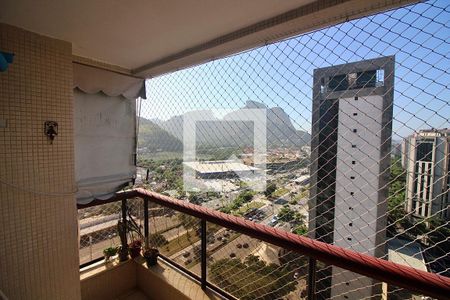 Varanda da Sala de apartamento para alugar com 2 quartos, 65m² em Barra da Tijuca, Rio de Janeiro