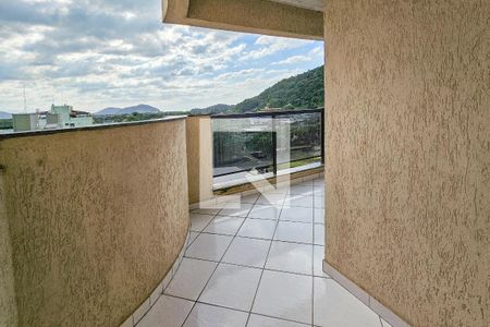 Varanda de apartamento para alugar com 2 quartos, 77m² em Tortuga, Guarujá