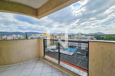 Varanda  de apartamento para alugar com 2 quartos, 77m² em Tortuga, Guarujá