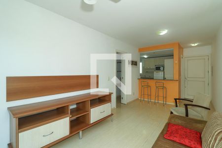 Sala de apartamento à venda com 1 quarto, 80m² em Menino Deus, Porto Alegre