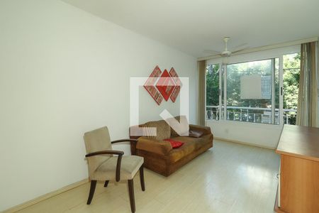 Sala de apartamento à venda com 1 quarto, 80m² em Menino Deus, Porto Alegre