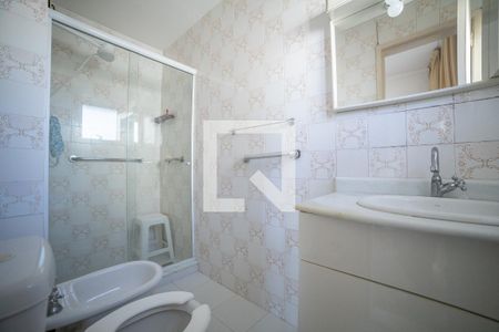 Banheiro da Suíte 1 de apartamento para alugar com 3 quartos, 100m² em Jardim Botânico, Rio de Janeiro