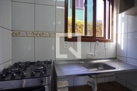 Cozinha de casa de condomínio para alugar com 2 quartos, 54m² em Campeche Central, Florianópolis