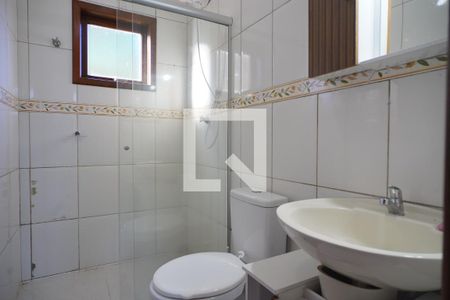 Banheiro de casa de condomínio para alugar com 2 quartos, 54m² em Campeche Central, Florianópolis