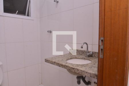 Banheiro Social de apartamento à venda com 2 quartos, 60m² em Vila Guarani, Santo André
