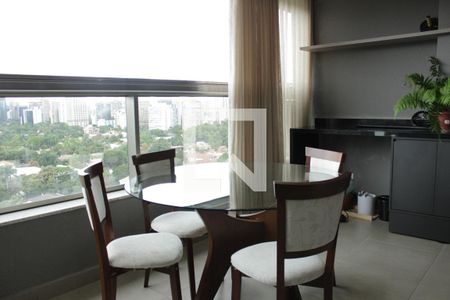 Varanda da Sala de apartamento para alugar com 1 quarto, 66m² em Pinheiros, São Paulo