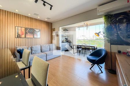 Sala de apartamento para alugar com 1 quarto, 49m² em Jardim do Mar, São Bernardo do Campo