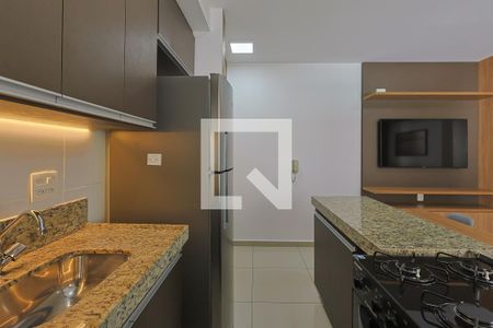 Cozinha de apartamento para alugar com 1 quarto, 45m² em Centro, Belo Horizonte