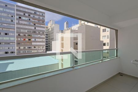 Varanda  de apartamento para alugar com 1 quarto, 45m² em Centro, Belo Horizonte