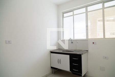 Cozinha de kitnet/studio para alugar com 1 quarto, 24m² em Jardim Oriental, São Paulo