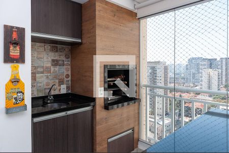 Varanda gourmet de apartamento à venda com 3 quartos, 101m² em Vila Romana, São Paulo