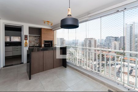 Varanda gourmet de apartamento à venda com 3 quartos, 101m² em Vila Romana, São Paulo