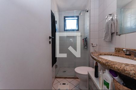 Banheiro do quarto 1 Suíte de apartamento à venda com 3 quartos, 70m² em Pompeia, São Paulo