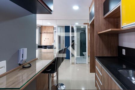 Cozinha Americana de apartamento para alugar com 2 quartos, 34m² em Barra Funda, São Paulo