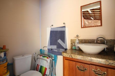 Casa de condomínio à venda com 200m², 3 quartos e 1 vagaBanheiro da Área Externa