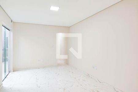 Sala de apartamento à venda com 3 quartos, 90m² em Vila Scarpelli, Santo André