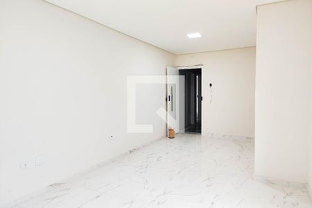 Sala de apartamento à venda com 3 quartos, 90m² em Vila Scarpelli, Santo André