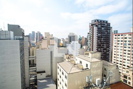 Vista da Varanda da Sala de apartamento à venda com 1 quarto, 46m² em Bela Vista, São Paulo