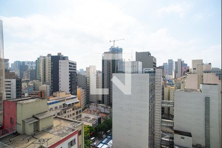 Vista da Varanda da Sala de apartamento à venda com 1 quarto, 46m² em Bela Vista, São Paulo