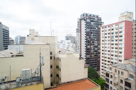 Vista da Varanda da Sala de apartamento à venda com 1 quarto, 45m² em Bela Vista, São Paulo
