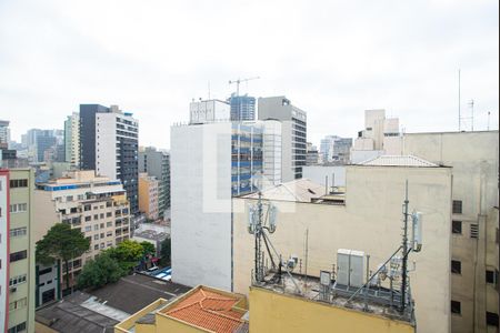 Vista da Varanda da Sala de apartamento à venda com 1 quarto, 45m² em Bela Vista, São Paulo