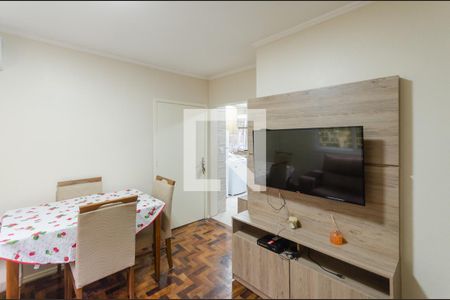 Sala de Estar e Jantar de apartamento à venda com 1 quarto, 41m² em Camaquã, Porto Alegre