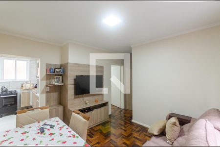 Sala de Estar e Jantar de apartamento à venda com 1 quarto, 41m² em Camaquã, Porto Alegre