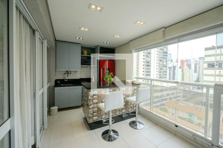 Varanda e Cozinha de kitnet/studio à venda com 1 quarto, 42m² em Bela Vista, São Paulo