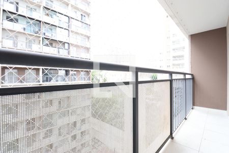 Varanda Sala de apartamento para alugar com 1 quarto, 29m² em Água Branca, São Paulo