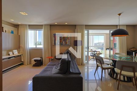 Sala de apartamento à venda com 2 quartos, 105m² em Vila da Serra, Nova Lima