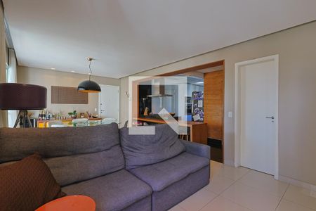 Sala de apartamento à venda com 2 quartos, 105m² em Vila da Serra, Nova Lima