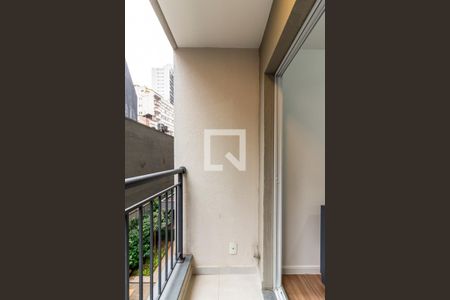 Varanda de apartamento para alugar com 1 quarto, 27m² em República, São Paulo