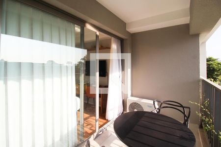 Varanda  de kitnet/studio à venda com 1 quarto, 29m² em Indianópolis, São Paulo