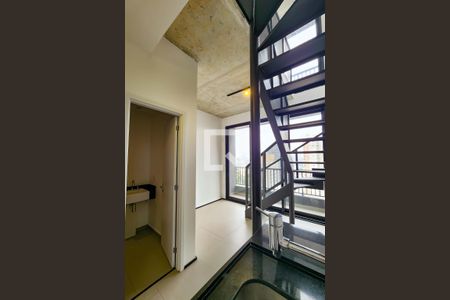 Sala e Cozinha de apartamento à venda com 1 quarto, 45m² em Vila Olímpia, São Paulo