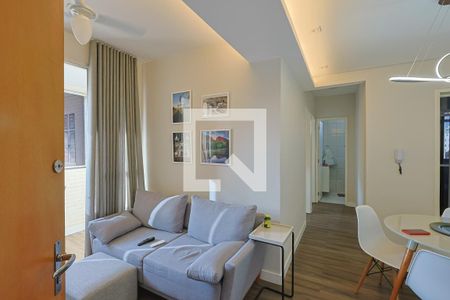 Sala de apartamento à venda com 2 quartos, 54m² em Horto, Belo Horizonte