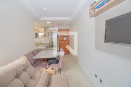 Sala de apartamento à venda com 2 quartos, 56m² em Vila Guarani, Santo André