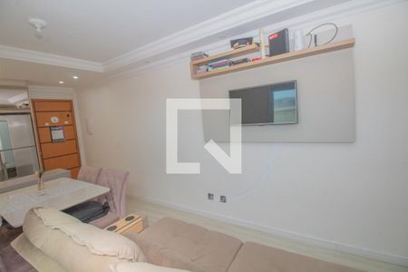 Sala de apartamento à venda com 2 quartos, 56m² em Vila Guarani, Santo André