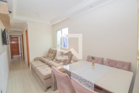 Sala de apartamento à venda com 2 quartos, 56m² em Vila Guarani, Santo André