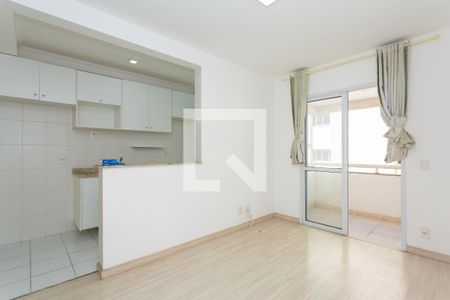 Sala e cozinha de apartamento para alugar com 1 quarto, 53m² em Vila Mariana, São Paulo