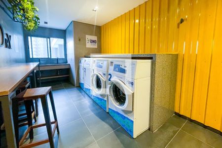 Studio para alugar com 25m², 1 quarto e sem vagaLavanderia área comum