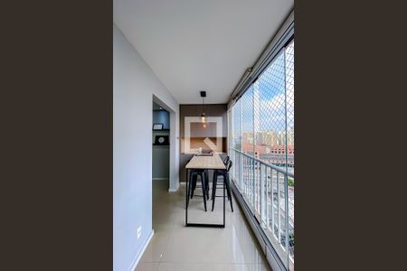 Varanda da Sala de apartamento para alugar com 1 quarto, 42m² em Mooca, São Paulo