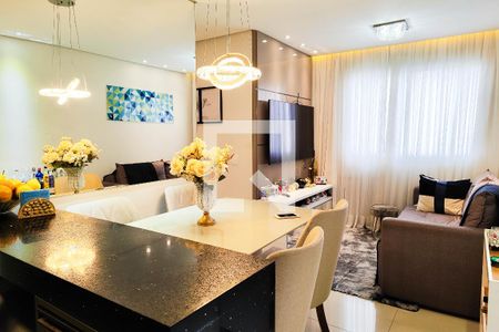Sala de apartamento à venda com 2 quartos, 44m² em Parque Sao Vicente, Santo André