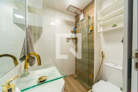 Banheiro  de apartamento à venda com 2 quartos, 37m² em Rp3 (regiões de Planejamento), Santo André