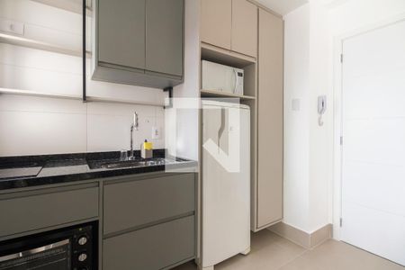 Cozinha  de apartamento para alugar com 1 quarto, 37m² em Vila Azevedo, São Paulo