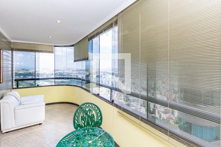 Varanda da Sala de apartamento à venda com 3 quartos, 115m² em Buritis, Belo Horizonte
