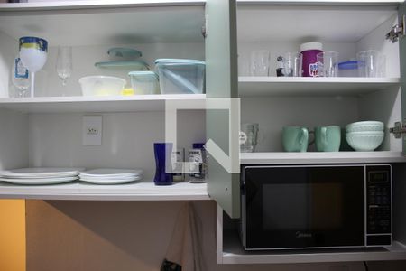 Studio para alugar com 23m², 1 quarto e sem vagaCozinha - Utensílios